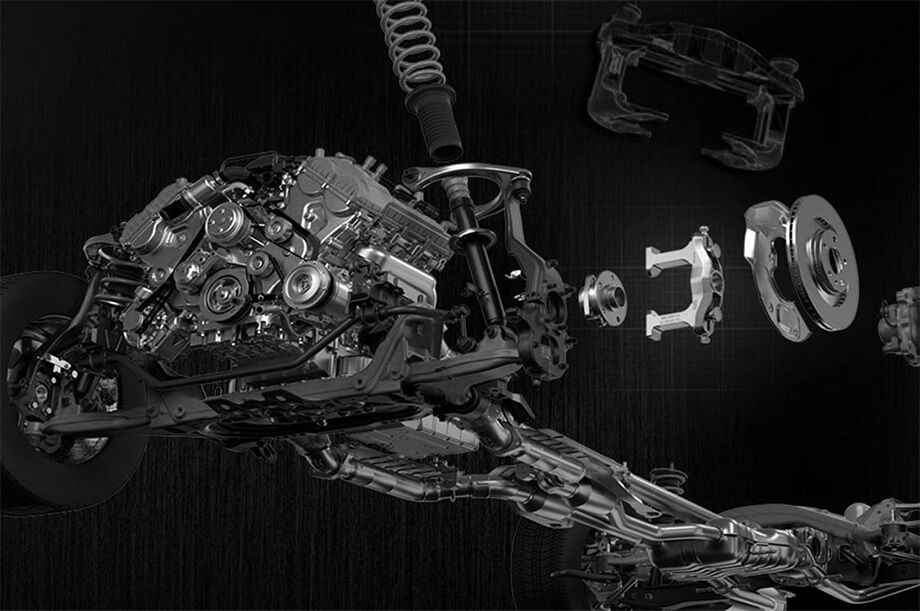 Fahrwerk Spezialwerkzeug Explosion Grafik